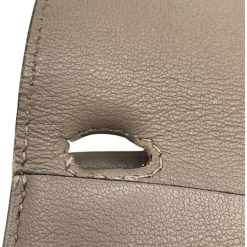 エルメス HERMES アルザン ミニ C刻 エトゥープ SV金具 スイフト レディース ハンドバッグ