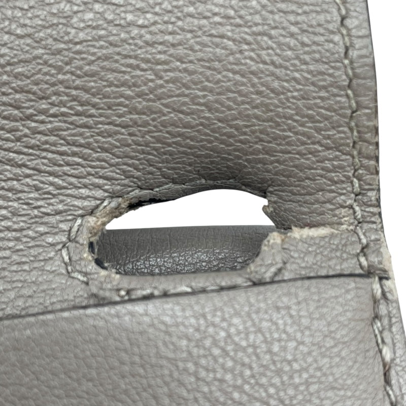 エルメス HERMES アルザン ミニ C刻 エトゥープ SV金具 スイフト レディース ハンドバッグ