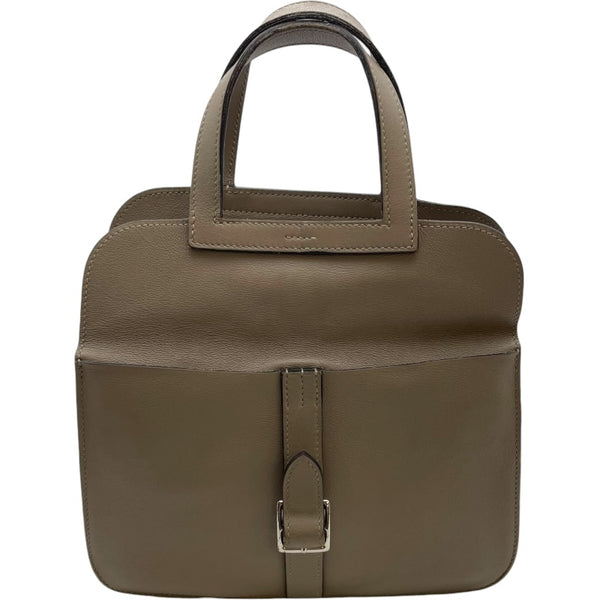 レアHERMES サックシアンボストンショルダー　ドッグキャリーバッグエトゥープ エルメス HERMES アルザン ミニ C刻 エトゥープ SV金具 スイフト