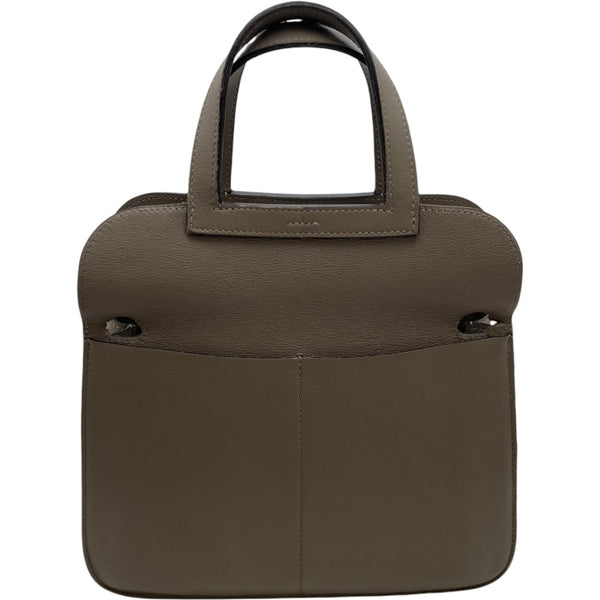 エルメス HERMES アルザン ミニ C刻 エトゥープ SV金具 スイフト レディース ハンドバッグ