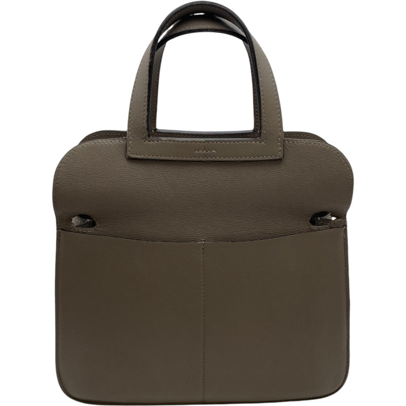 エルメス HERMES アルザン ミニ C刻 エトゥープ SV金具 スイフト レディース ハンドバッグ