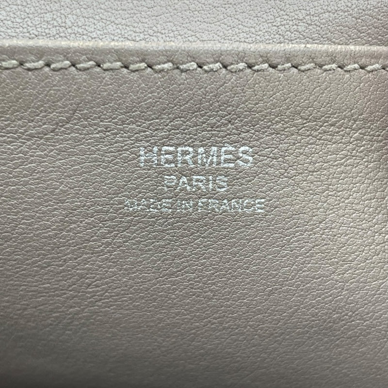 エルメス HERMES アルザン ミニ C刻 エトゥープ SV金具 スイフト レディース ハンドバッグ