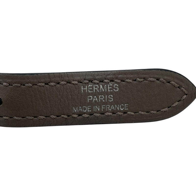 エルメス HERMES アルザン ミニ C刻 エトゥープ SV金具 スイフト レディース ハンドバッグ