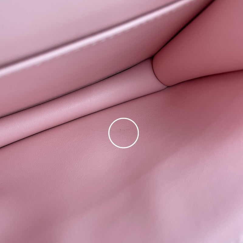 エルメス HERMES コンスタンス3 ミニ W刻 ローズサクラ SV金具 スイフト レディース ショルダーバッグ