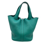 エルメス HERMES ピコタンロックPM D刻印　(2019年製) ヴェールヴェルティゴ　シルバー金具 トリヨン レディース ハンドバッグ