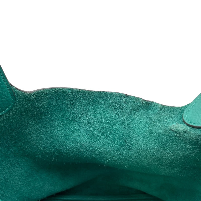 エルメス HERMES ピコタンロックPM D刻印　(2019年製) ヴェールヴェルティゴ　シルバー金具 トリヨン レディース ハンドバッグ