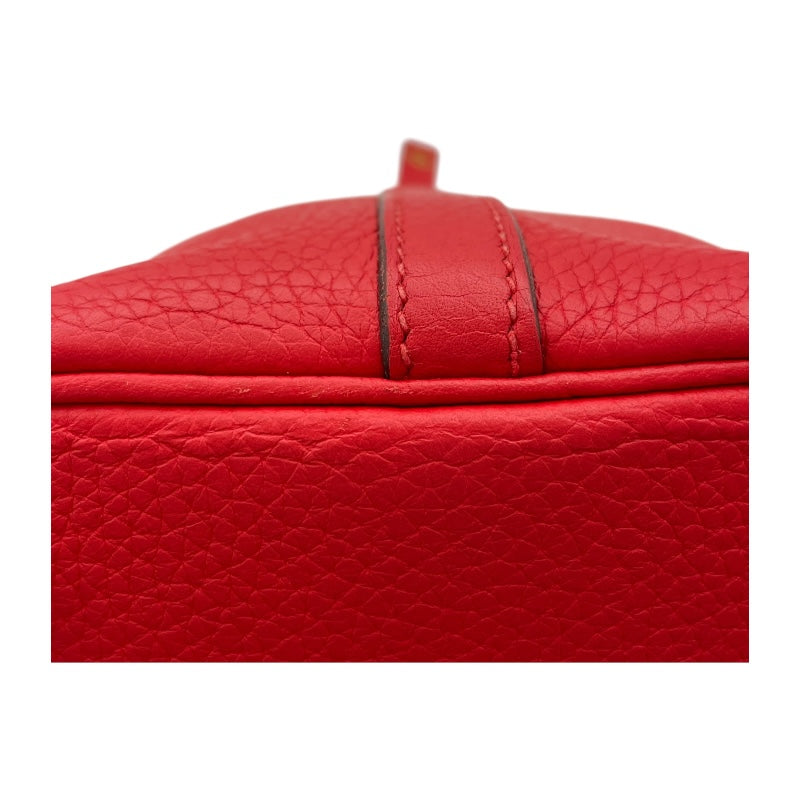 エルメス HERMES ピコタンロックPM D刻印 レッド GD金具 トリヨンクレマンス ユニセックス ハンドバッグ