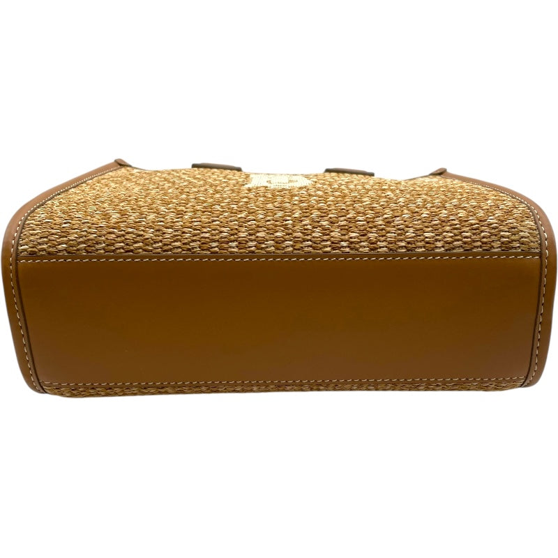 バーバリー BURBERRY 2WAY ハンドバッグ ベージュ ラフィア レディース ハンドバッグ