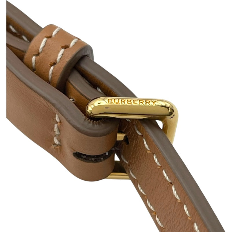 バーバリー BURBERRY 2WAY ハンドバッグ ベージュ ラフィア レディース ハンドバッグ