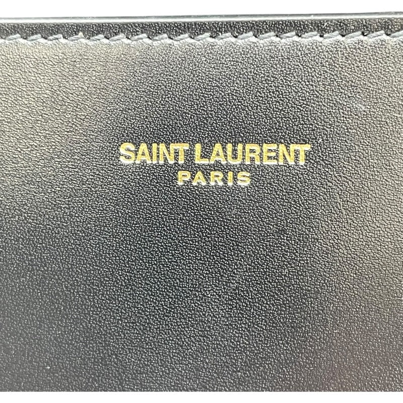 サンローラン SAINT LAURENT カサンドラトップハンド 578000 ブラック レザー レディース ハンドバッグ