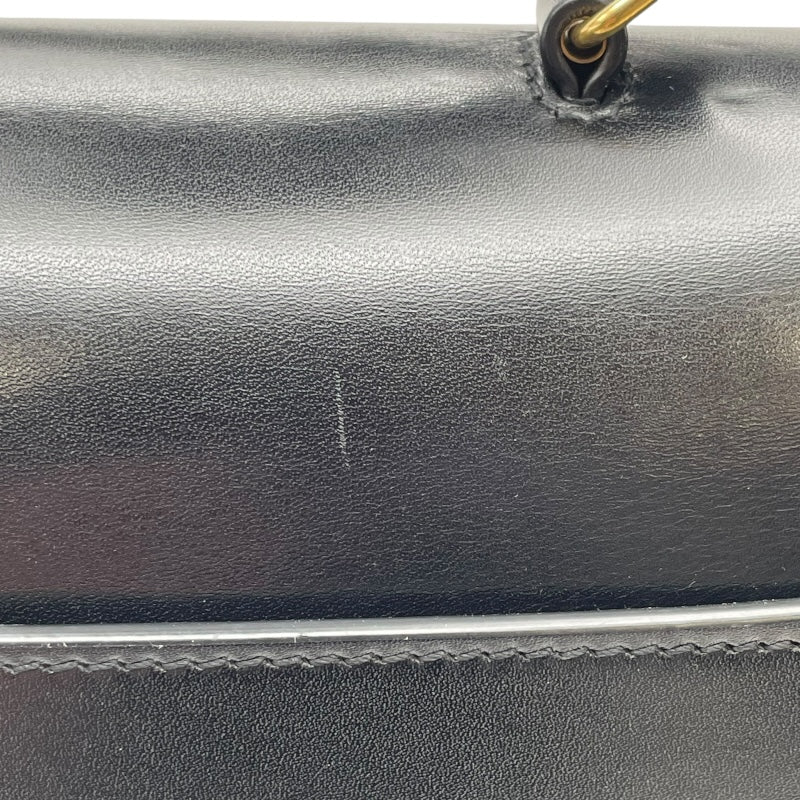 サンローラン SAINT LAURENT カサンドラトップハンド 578000 ブラック レザー レディース ハンドバッグ