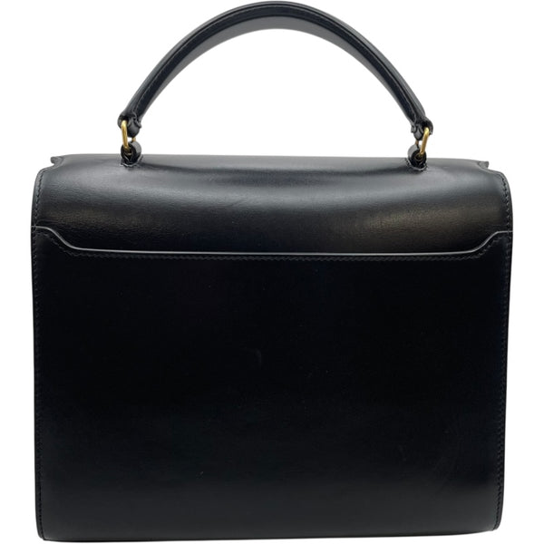 サンローラン SAINT LAURENT カサンドラトップハンド 578000 ブラック レザー レディース ハンドバッグ