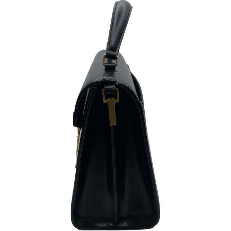 サンローラン SAINT LAURENT カサンドラトップハンド 578000 ブラック レザー レディース ハンドバッグ