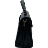 サンローラン SAINT LAURENT カサンドラトップハンド 578000 ブラック レザー レディース ハンドバッグ