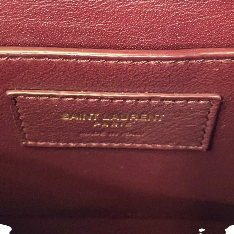 サンローラン SAINT LAURENT カサンドラトップハンド 578000 ブラック レザー レディース ハンドバッグ