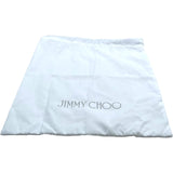 ジミーチュウ JIMMY CHOO 2WAY ショルダーバッグ ホワイト・ブラック キャンバス・レザー レディース ショルダーバッグ