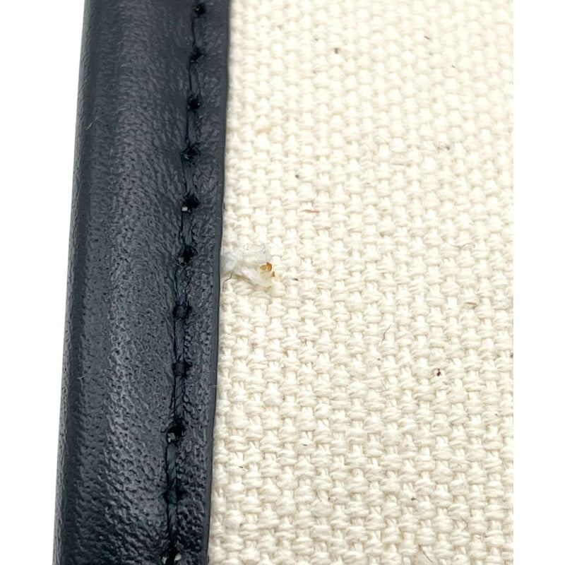 ジミーチュウ JIMMY CHOO 2WAY ショルダーバッグ ホワイト・ブラック キャンバス・レザー レディース ショルダーバッグ