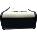 ジミーチュウ JIMMY CHOO 2WAY ショルダーバッグ ホワイト・ブラック キャンバス・レザー レディース ショルダーバッグ