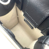 ジミーチュウ JIMMY CHOO 2WAY ショルダーバッグ ホワイト・ブラック キャンバス・レザー レディース ショルダーバッグ