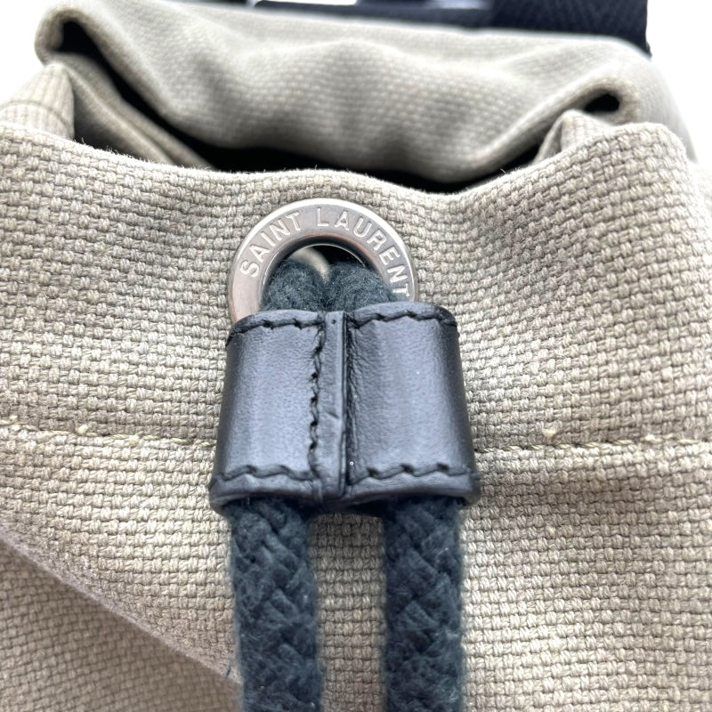 サンローラン SAINT LAURENT ショルダーバッグ カーキ キャンバス メンズ ショルダーバッグ