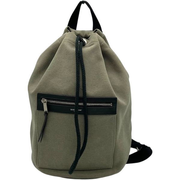 サンローラン SAINT LAURENT ショルダーバッグ カーキ キャンバス メンズ ショルダーバッグ