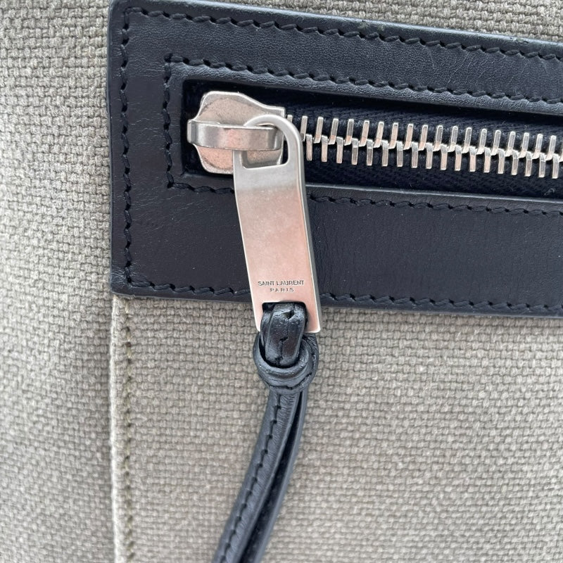 サンローラン SAINT LAURENT ショルダーバッグ カーキ キャンバス メンズ ショルダーバッグ