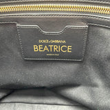 ドルチェ＆ガッバーナ Dolce & Gabbana トートバッグ ベージュ/ブラック レザー レディース トートバッグ
