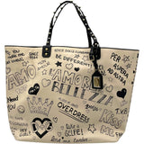 ドルチェ＆ガッバーナ Dolce & Gabbana トートバッグ ベージュ/ブラック レザー レディース トートバッグ