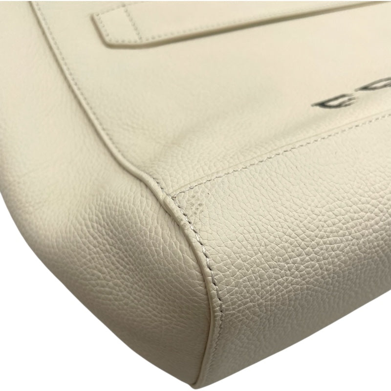 ブルガリ BVLGARI フラグメント トート 290779 ホワイト レザー ユニセックス トートバッグ