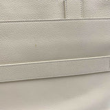 ブルガリ BVLGARI フラグメント トート 290779 ホワイト レザー ユニセックス トートバッグ