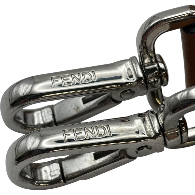 フェンディ FENDI 2WAY バッグ 7VA584 ブラウン レザー レディース ハンドバッグ