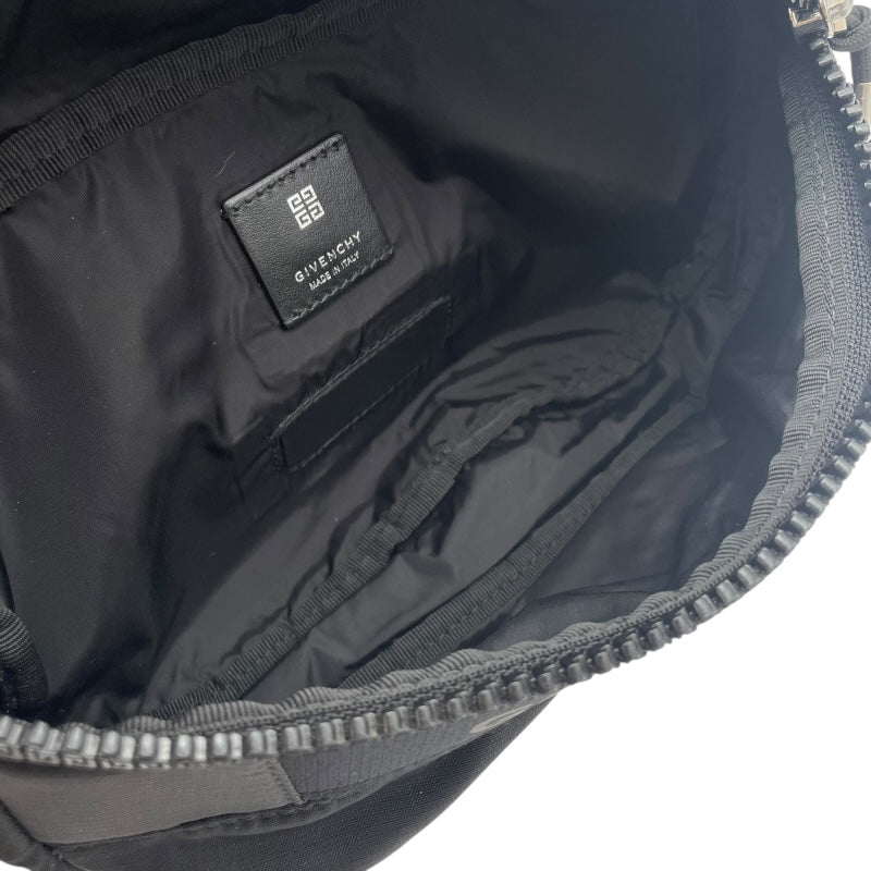 ジバンシィ GIVENCHY ウエストポーチ ブラック ナイロン メンズ ウエストバッグ