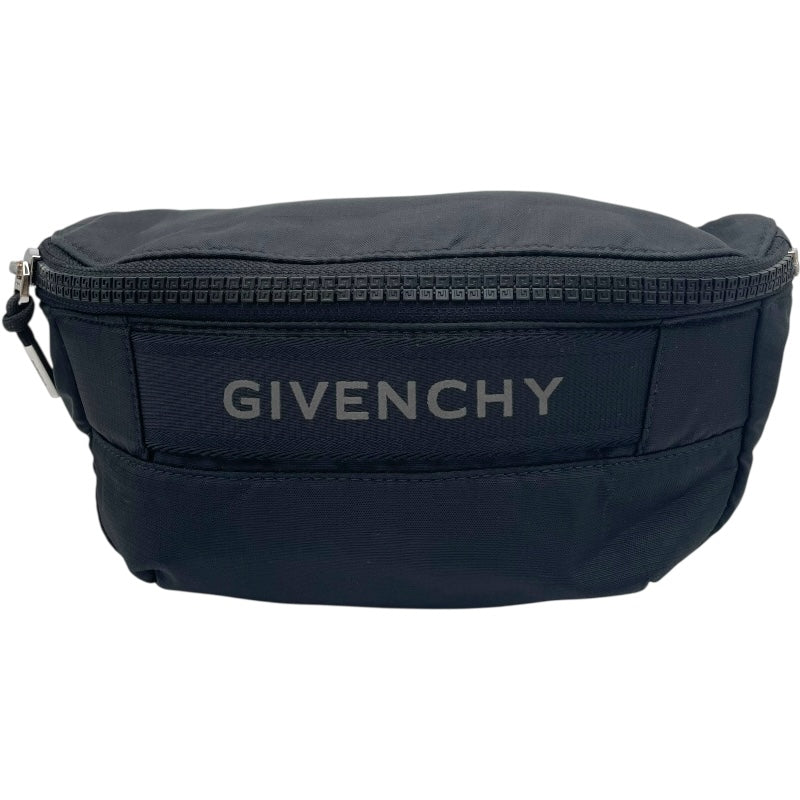 ジバンシィ GIVENCHY ウエストポーチ ブラック ナイロン メンズ ウエストバッグ