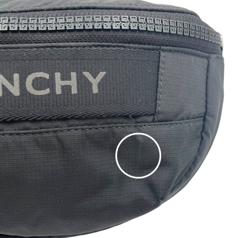 ジバンシィ GIVENCHY ウエストポーチ ブラック ナイロン メンズ ウエストバッグ