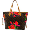 ルイ・ヴィトン LOUIS VUITTON ネヴァーフルMM M48613 ブラウン モノグラムローズ レディース トートバッグ
