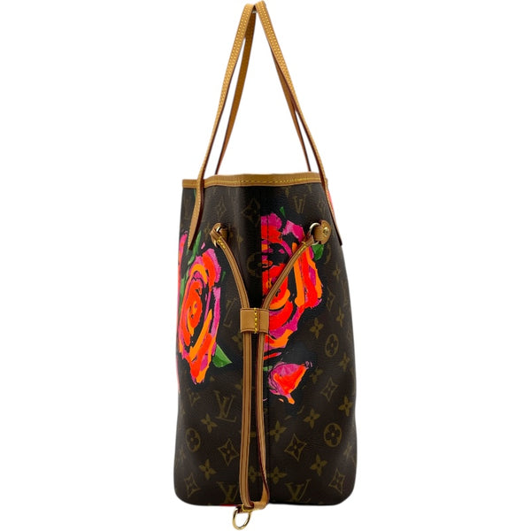 ルイ・ヴィトン LOUIS VUITTON ネヴァーフルMM M48613 ブラウン モノグラムローズ レディース トートバッグ