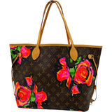 ルイ・ヴィトン LOUIS VUITTON ネヴァーフルMM M48613 ブラウン モノグラムローズ レディース トートバッグ