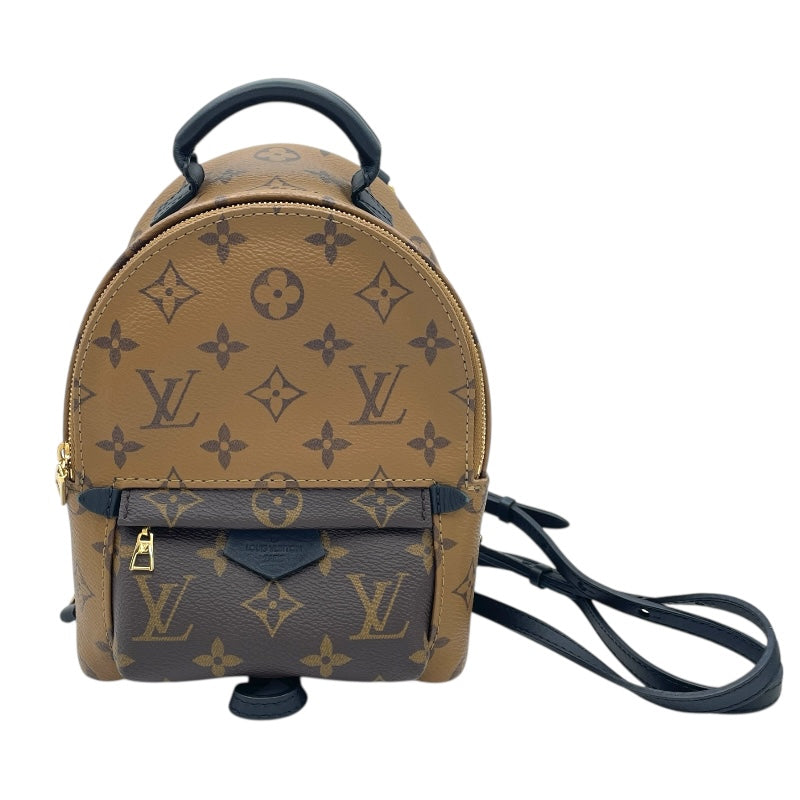ルイ・ヴィトン LOUIS VUITTON パームスプリングスバックパックMINI M44872 ブラウン モノグラム・リバース レディース リュック・デイパック