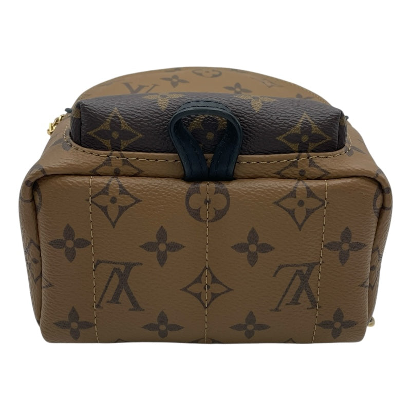 ルイ・ヴィトン LOUIS VUITTON パームスプリングスバックパックMINI M44872 ブラウン モノグラム・リバース レディース リュック・デイパック