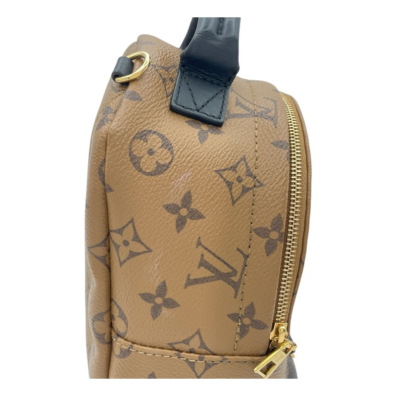ルイ・ヴィトン LOUIS VUITTON パームスプリングスバックパックMINI M44872 ブラウン モノグラム・リバース レディース リュック・デイパック