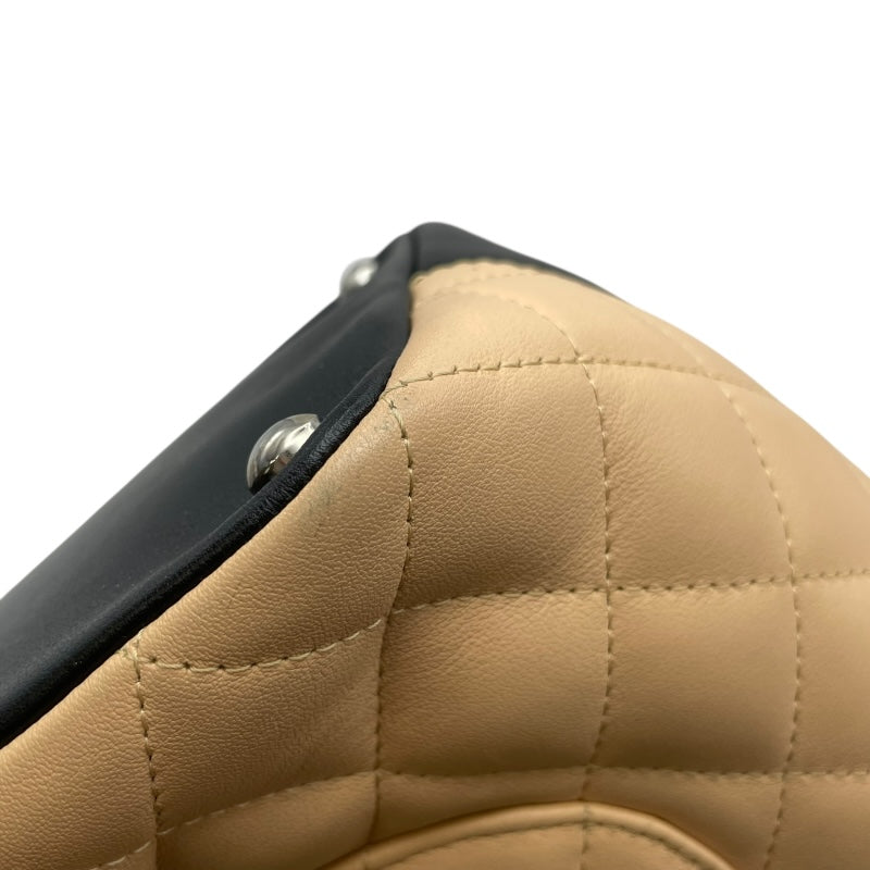 シャネル CHANEL カンボンライントートミディアム A25167 9番台 ベージュ　シルバー金具 カーフ レディース トートバッグ