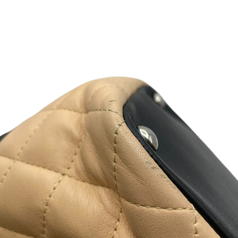 シャネル CHANEL カンボンライントートミディアム A25167 9番台 ベージュ　シルバー金具 カーフ レディース トートバッグ