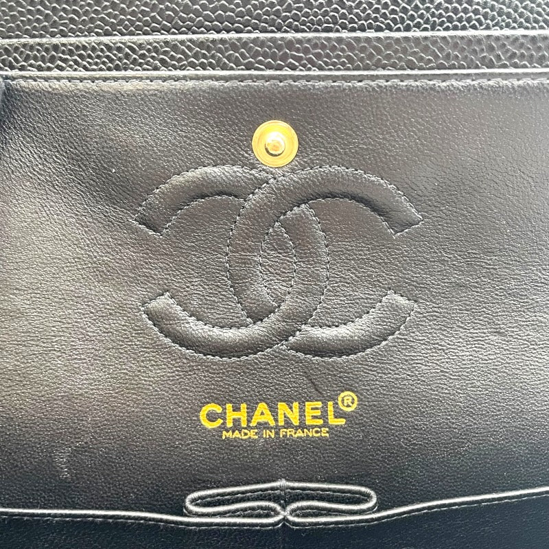 シャネル CHANEL マトラッセ23 A01113 7番台 ブラック GD金具 キャビア レディース ショルダーバッグ