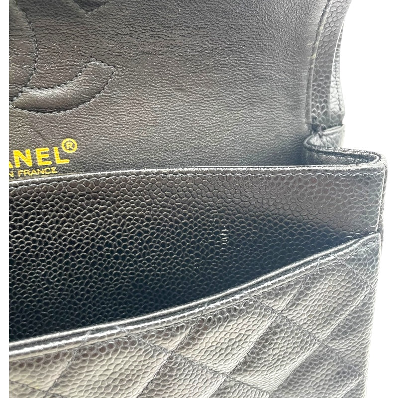 シャネル CHANEL マトラッセ23 A01113 7番台 ブラック GD金具 キャビア レディース ショルダーバッグ