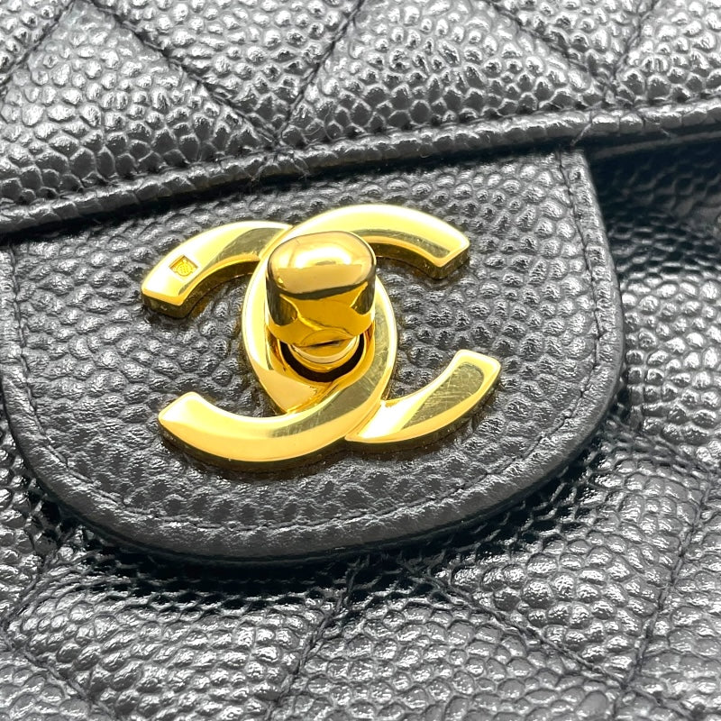 シャネル CHANEL マトラッセ23 A01113 7番台 ブラック GD金具 キャビア レディース ショルダーバッグ