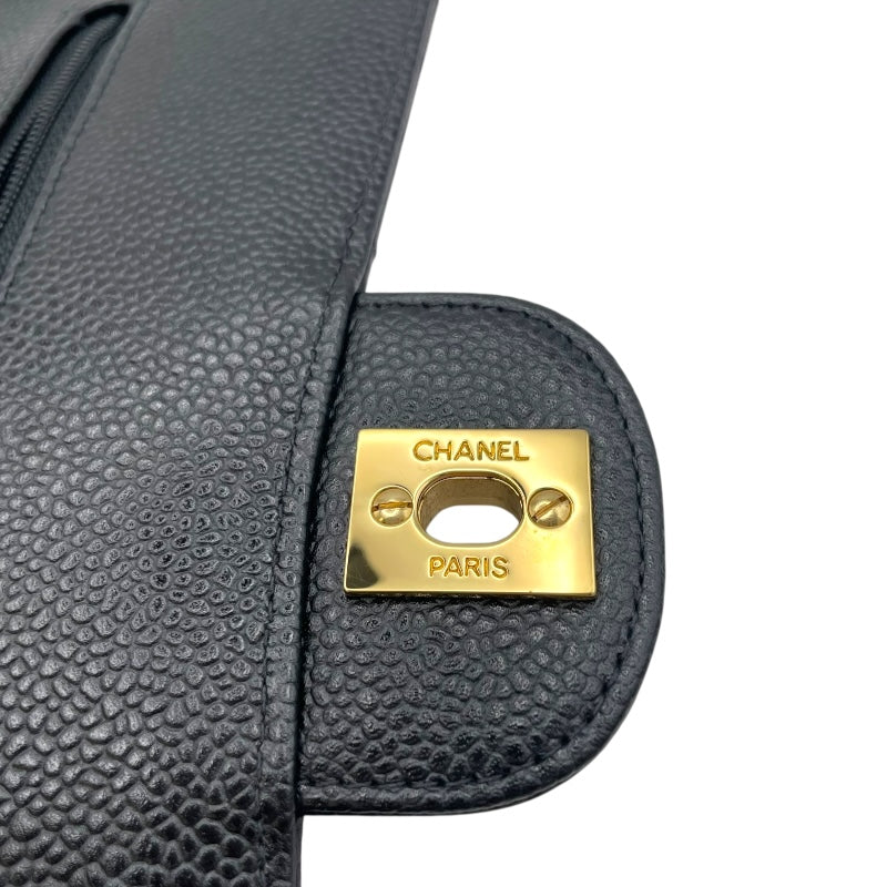 シャネル CHANEL マトラッセ23 A01113 7番台 ブラック GD金具 キャビア レディース ショルダーバッグ