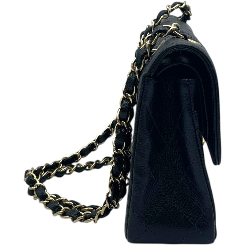 シャネル CHANEL マトラッセ23 A01113 7番台 ブラック GD金具 キャビア レディース ショルダーバッグ