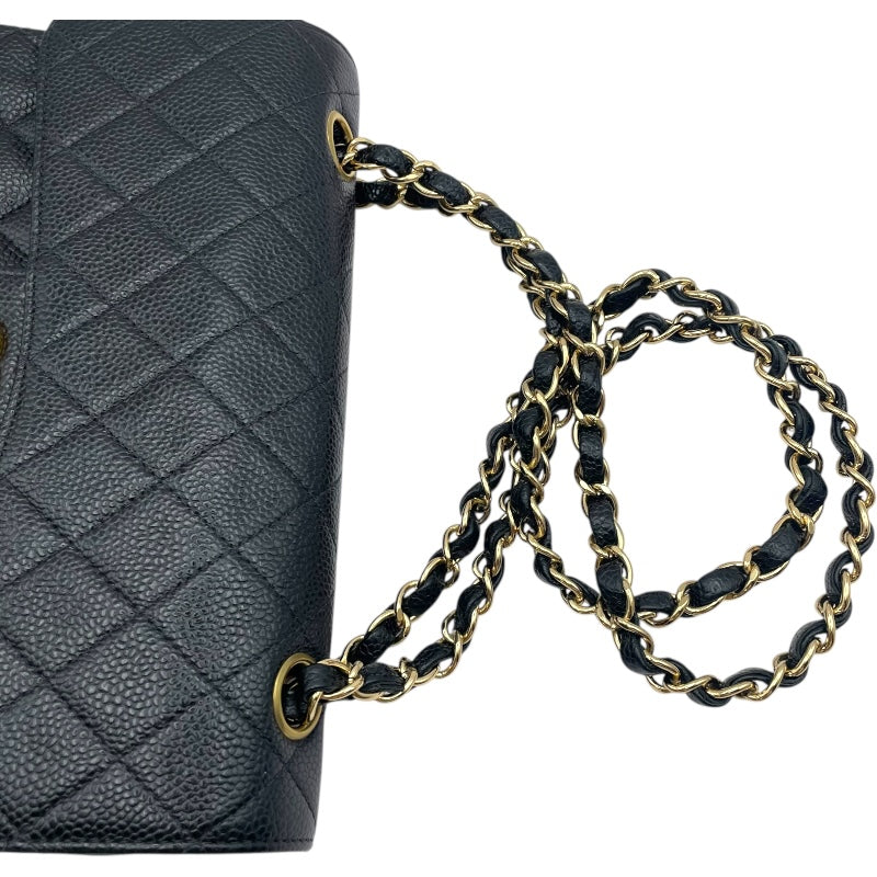 シャネル CHANEL マトラッセ23 A01113 7番台 ブラック GD金具 キャビア レディース ショルダーバッグ