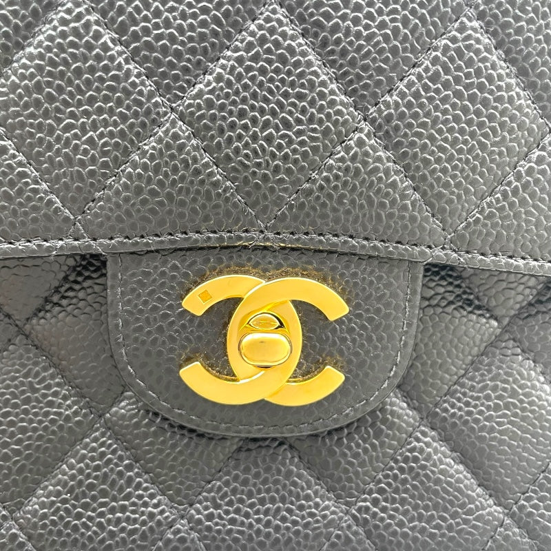 シャネル CHANEL マトラッセ23 A01113 7番台 ブラック GD金具 キャビア レディース ショルダーバッグ