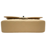 シャネル CHANEL マトラッセ25 A01112 ベージュ　シルバー金具 キャビアスキン レディース ショルダーバッグ